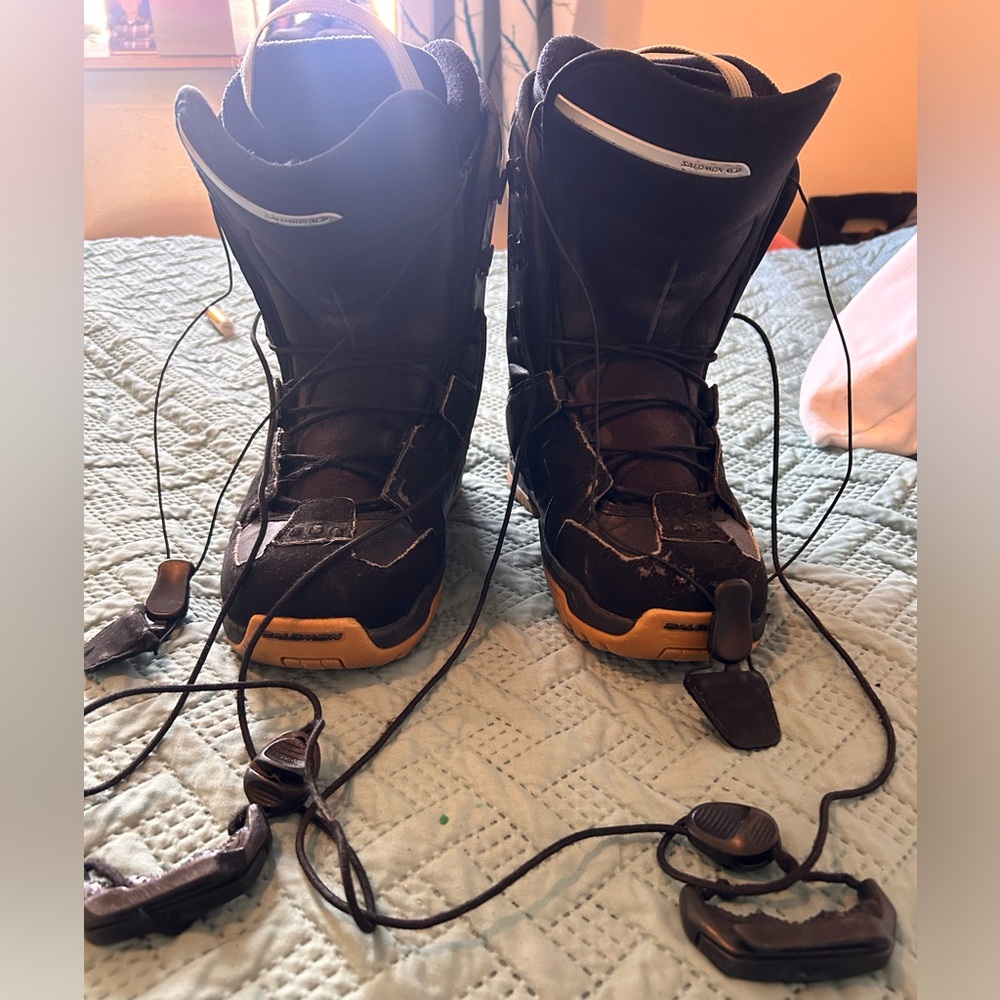 Men’s Snowboarding Boots, Speed Laces, Get desired fit quickly, little effort.